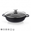 Kastrol indukční GRANDE pr. 24 cm + skleněná poklice