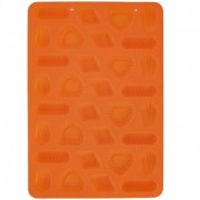 Forma silikonová Pracny 32 ks mix oranžová
