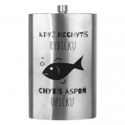 Láhev kapesní nerez  RYBIČKA Maxi 1,7 l