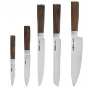 Nůž kuchyňský nerez Wooden sada 5 ks