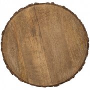 Podložka servírovací z mangového dřeva pr. 39 cm
