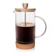 Konvice - kafetier sklo / nerez bambus Cork 0,75 l