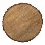 Podložka servírovací z mangového dřeva pr. 30 cm