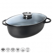 Pekáč AL indukční s nepřilnavým povrchem Aroma víko 2 díly