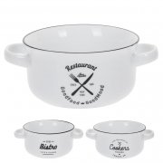 Miska porcelánová na polévku Cookers pr. 12,5 cm