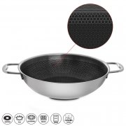 Pánev Wok Cookcell nepř. povrch 3 vrstvá 28 cm