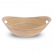 Mísa točený bambus ovál 32 x 24 cm