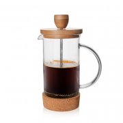 Konvice - kafetier sklo / nerez bambus Cork 0,4 l