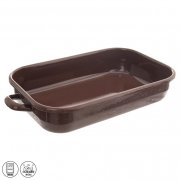 Pekáč smalt Brown 37,5 x 24 cm