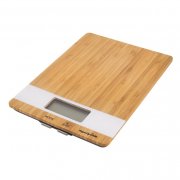 Váha kuchyňská digitální bambus 5 kg Whiteline