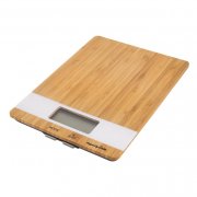 Váha kuchyňská digitální bambus 5 kg Whiteline